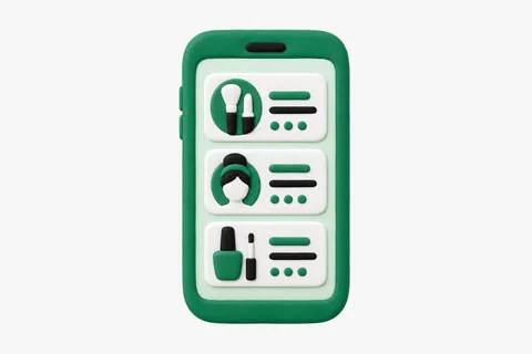 App showing hair stylist and braider profiles